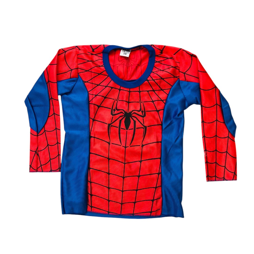 Fantasia Infantil do Homem-Aranha Longo Clássica