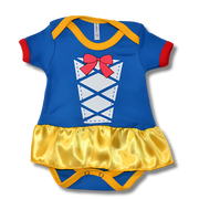 Body Bebê Branca de Neve Com Saia