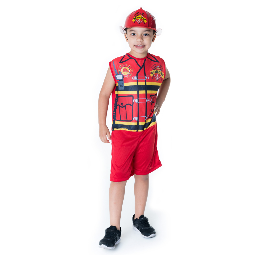 Fantasia Infantil do Bombeiro