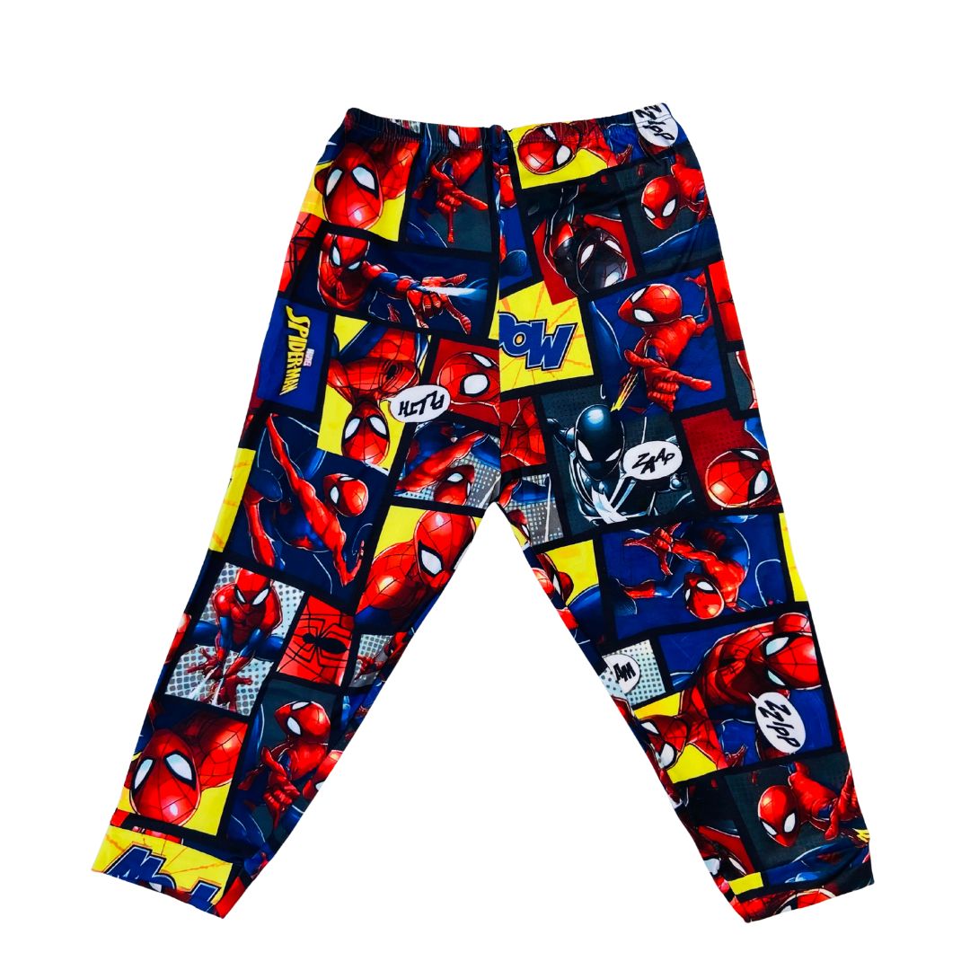 Pijama Infantil Manga Longa Homem-Aranha Colorido