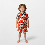 Pijama Infantil Manga Curta Mickey