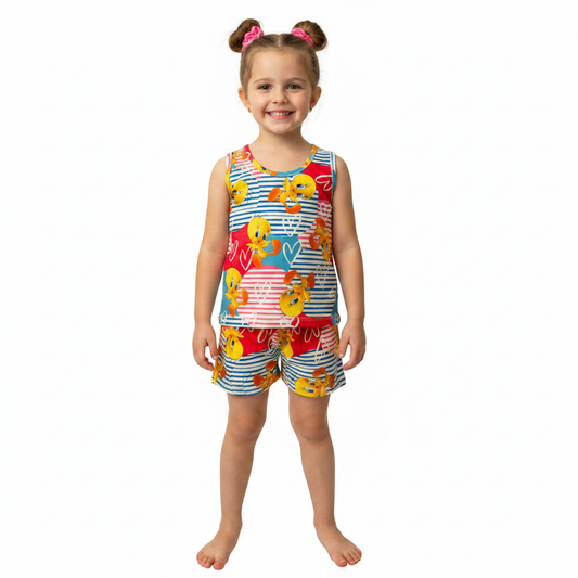 Pijama Infantil Regata Piu-Piu