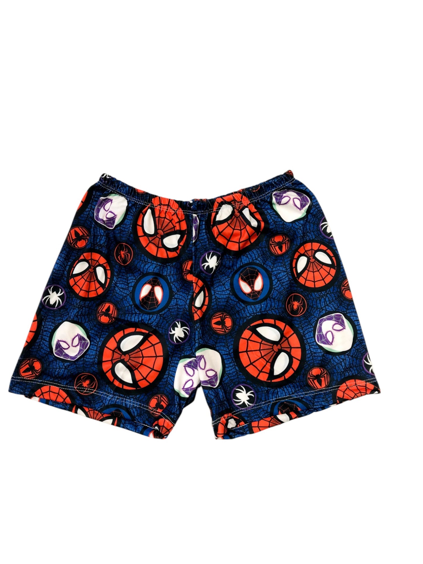 Pijama Infantil Manga Curta Homem-Aranha Azul