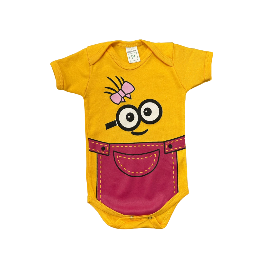 Body Bebê Minions Menina