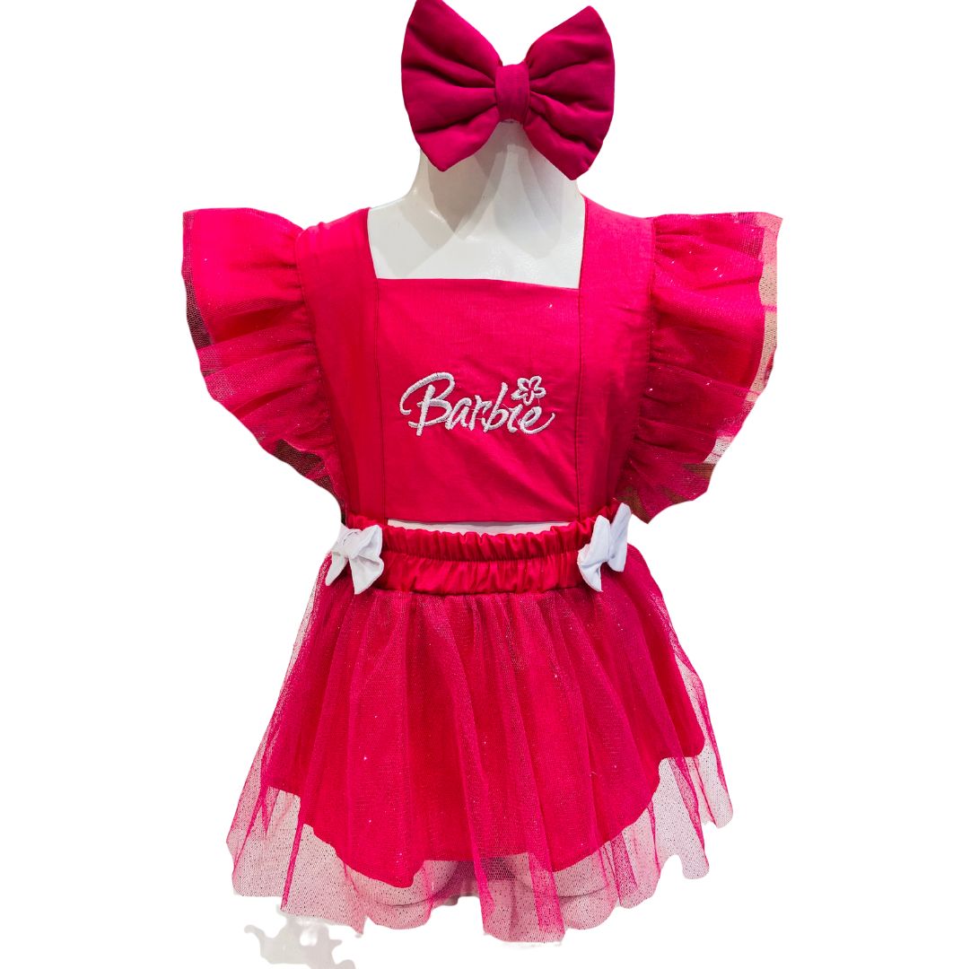 Romper Bebê Barbie Luxo