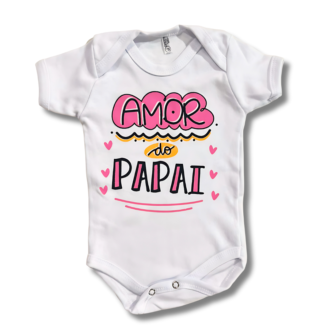 Body Bebê Amor do Papai