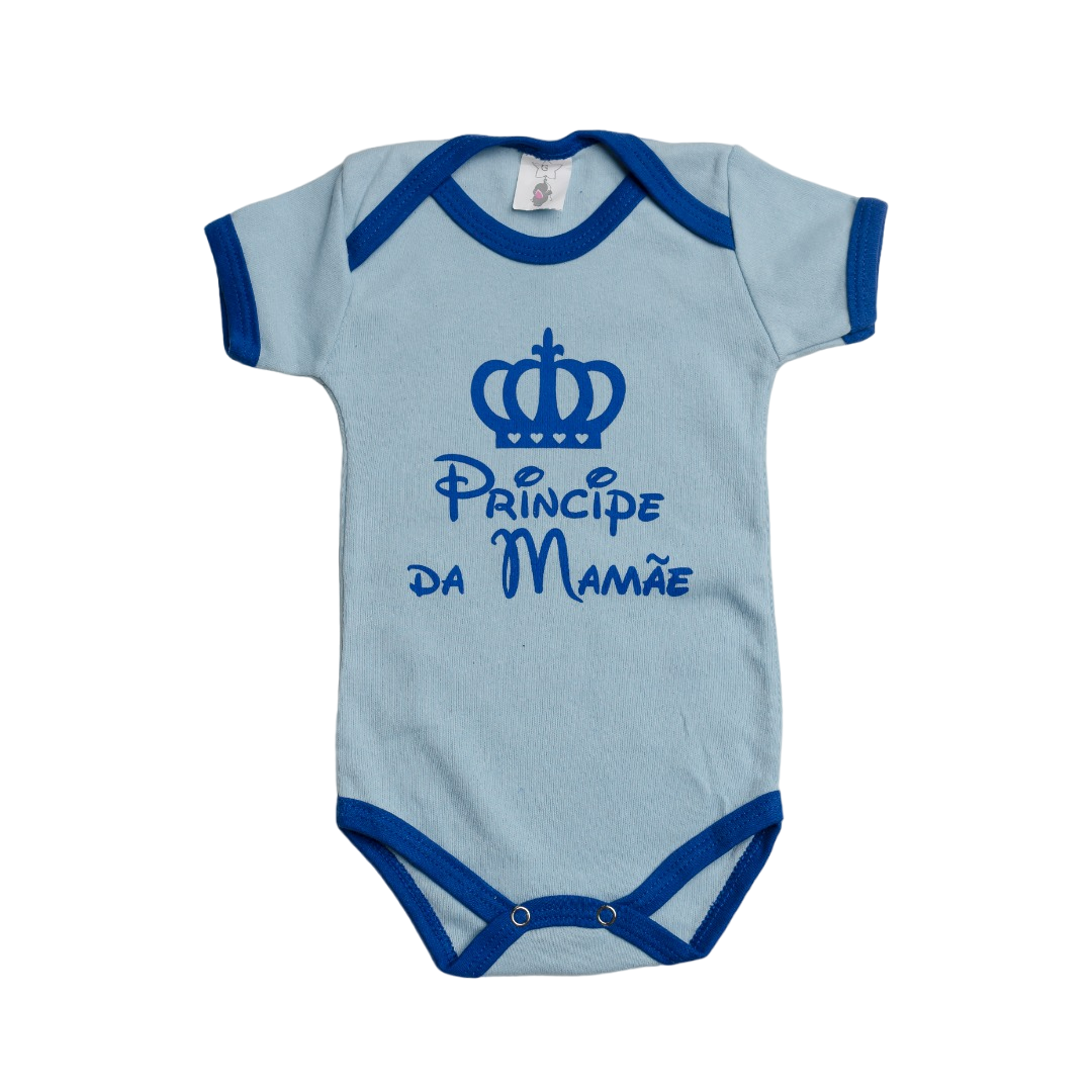 Body Bebê Príncipe da Mamãe
