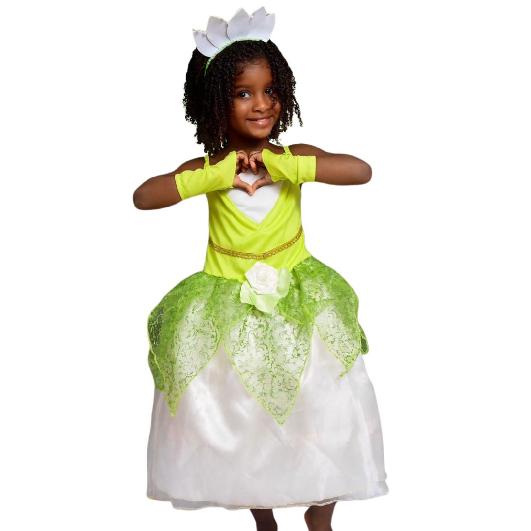 Fantasia Infantil Princesa Tiana Clássica