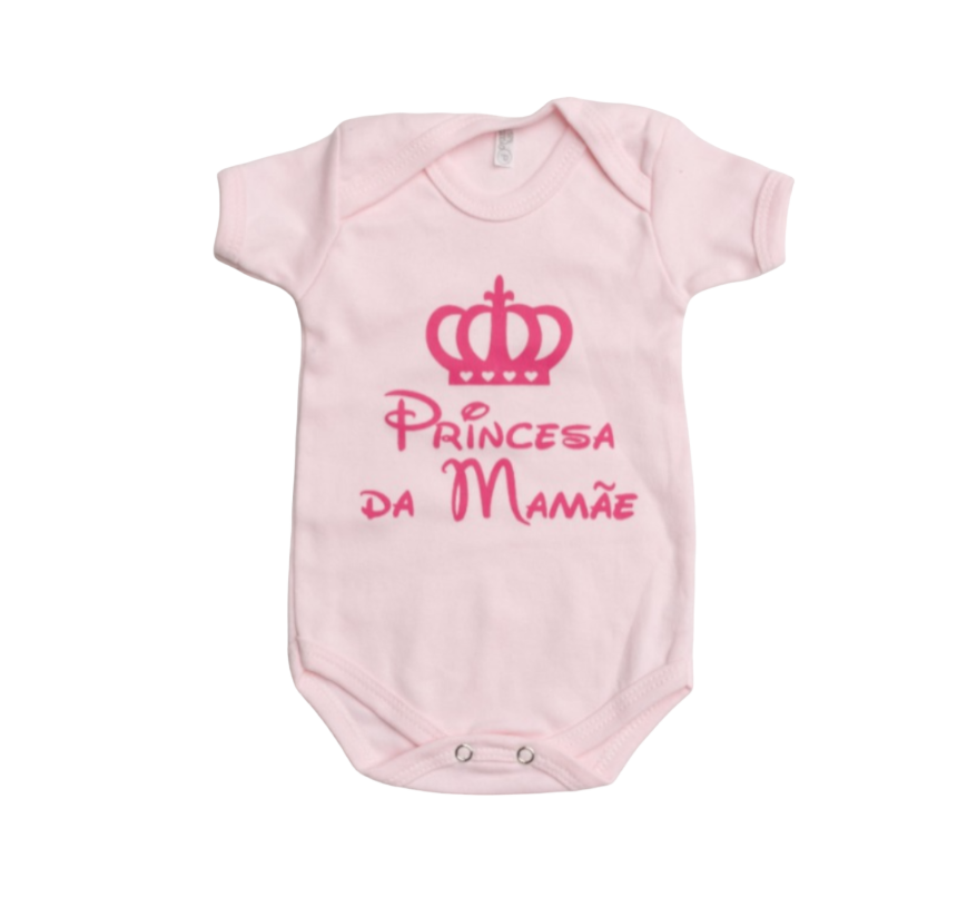 Body Bebê Princesa da Mamãe