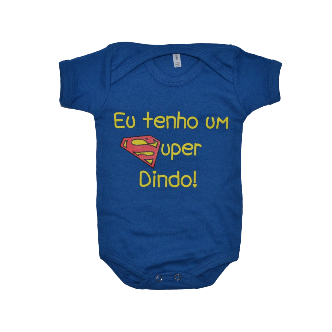 Body Bebê Super Dindo